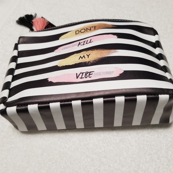 Don't Kill My Vibe Make Up Cosmetic Bag - Picture 1 of 3